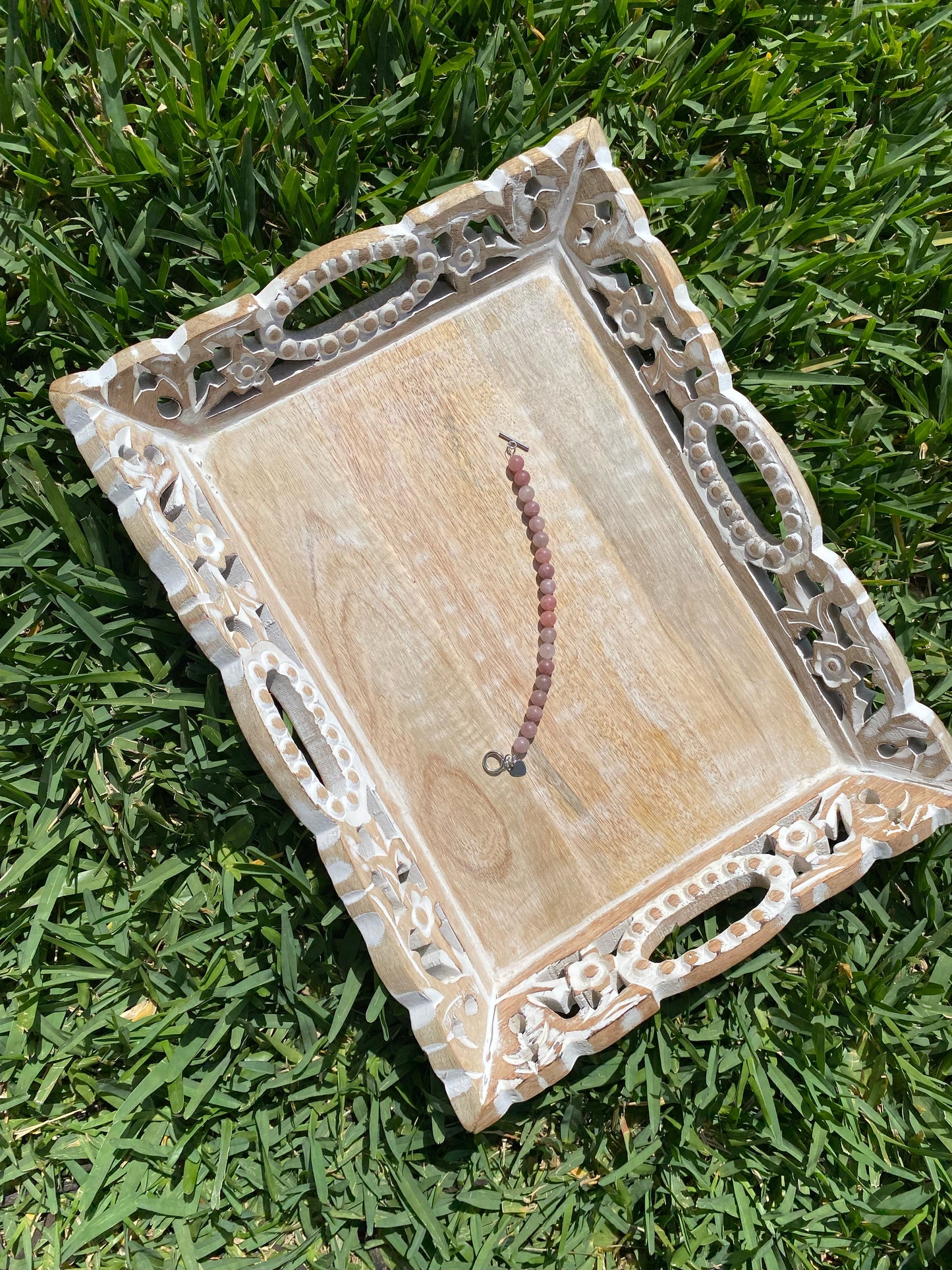 Ever After Mauve Rose Quartz Bracelet